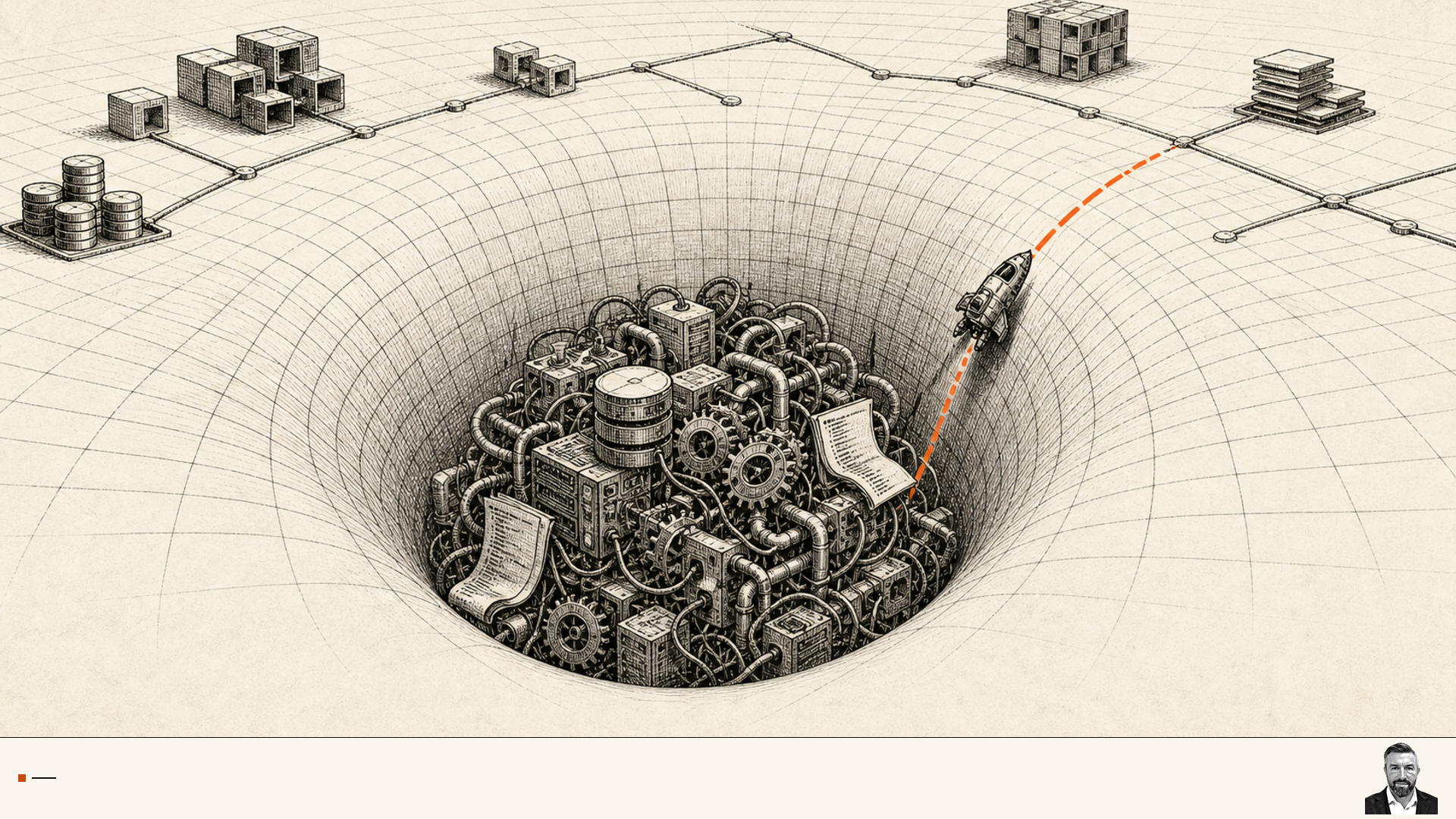 Technical debt does not just slow teams down. At enough mass, it becomes gravity. Escaping it requires deliberate energy, protected capacity, and leadership willing to spend effort climbing instead of pretending every sprint is forward motion.